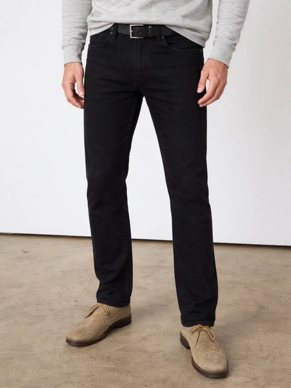 Fidelity Jeans Men's Jimmy Black Size 32 USA